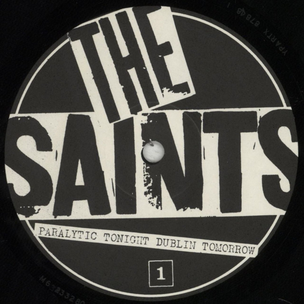 The Saints Paralytic Tonight Dublin Tomorrow French 12" vinyl single (12 inch record / Maxi-single) IAS12PA455127