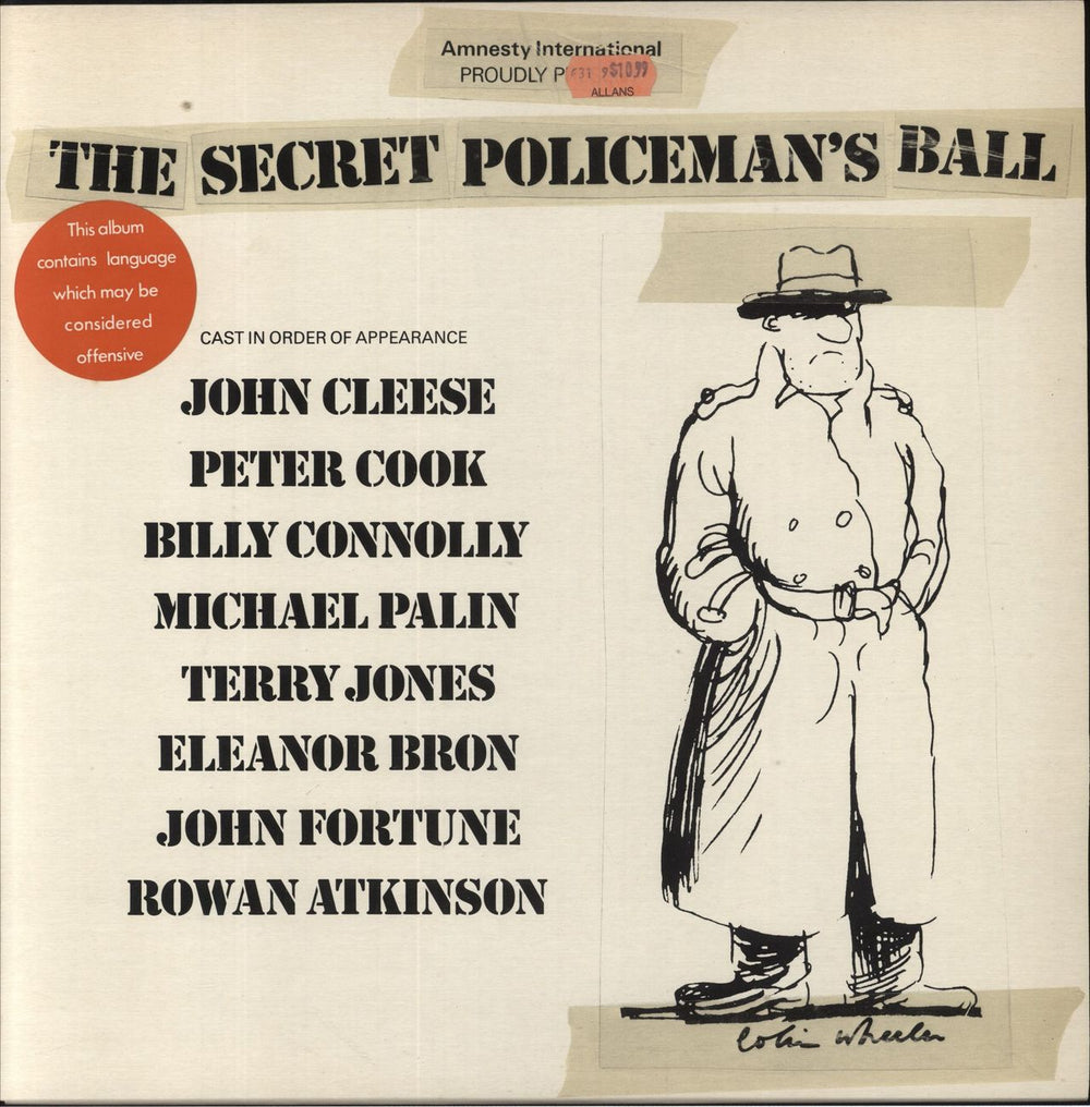 The Secret Policeman's Ball The Secret Policeman's Ball Australian vinyl LP album (LP record) L37253