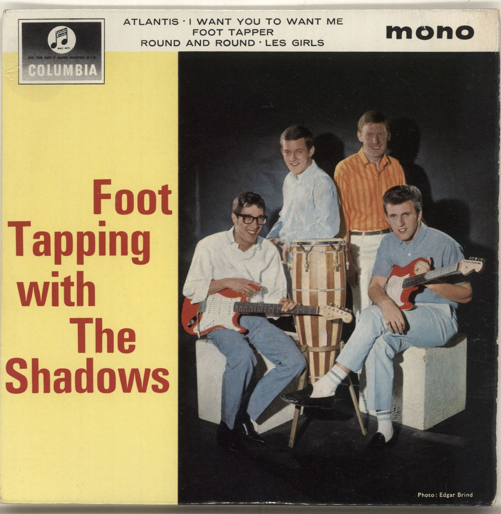 The Shadows Foot Tapping With The Shadows UK 7" vinyl single (7 inch record / 45) SEG8268