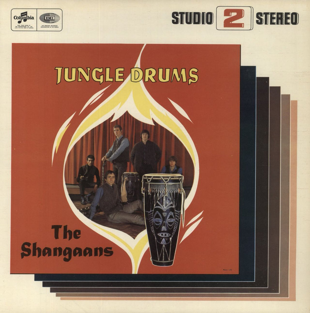 The Shangaans Jungle Drums UK vinyl LP album (LP record) TWO109