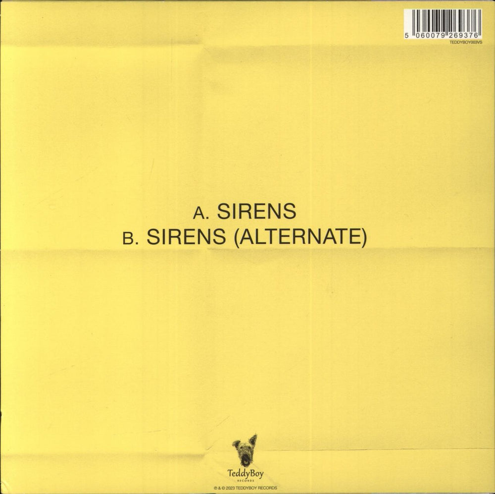 The Sherlocks Sirens - Red Vinyl UK 7" vinyl single (7 inch record / 45) 5060079269376