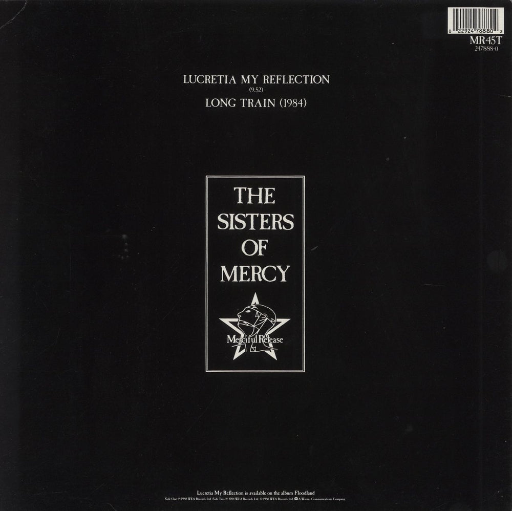 The Sisters Of Mercy Lucretia My Reflection- Side Opening p/s UK 12" vinyl single (12 inch record / Maxi-single) 022924788802