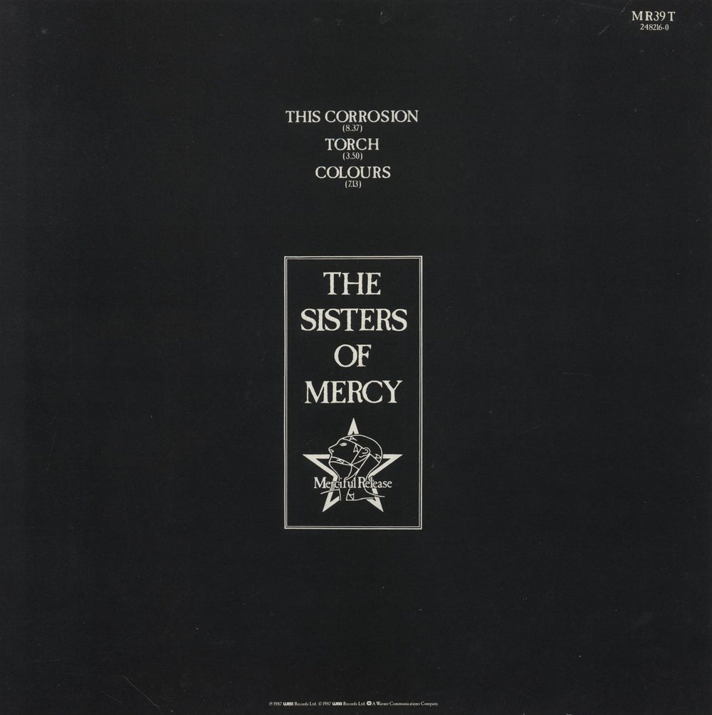 The Sisters Of Mercy This Corrosion - Spined UK 12" vinyl single (12 inch record / Maxi-single)