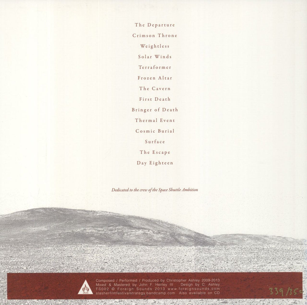 The Slasher Film Festival Strategy Crimson Throne - Red/White Split Vinyl US vinyl LP album (LP record)