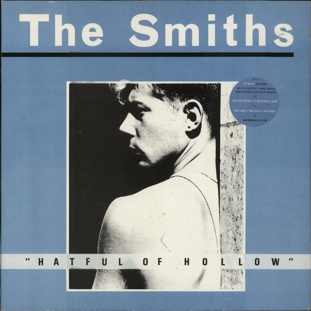 The Smiths Hatful Of Hollow - Misprint - Stickered UK vinyl LP album (LP record) ROUGH76