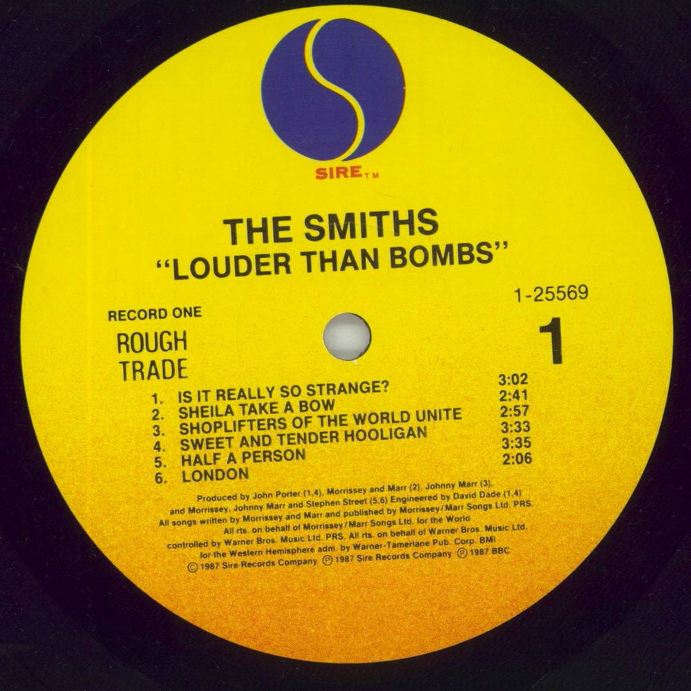 The Smiths Louder Than Bombs - EX US 2-LP vinyl record set (Double LP Album) SMI2LLO755566