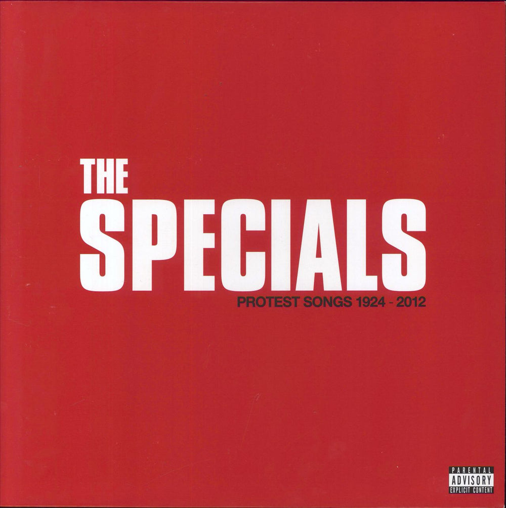 The Specials Protest Songs 1924-2012 - 180gm Vinyl UK vinyl LP album (LP record) 3840702