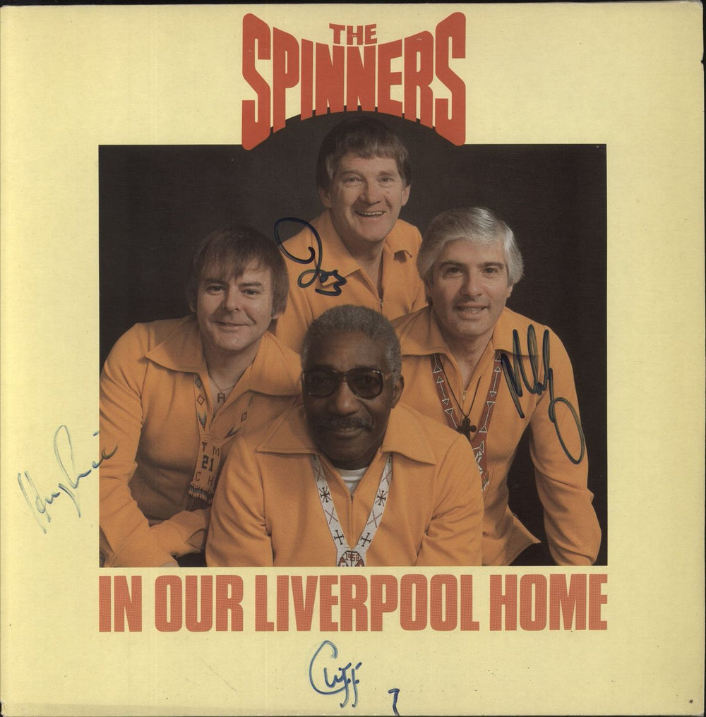 The Spinners In Our Liverpool Home - Autographed UK 2-LP vinyl record set (Double LP Album) SPN1