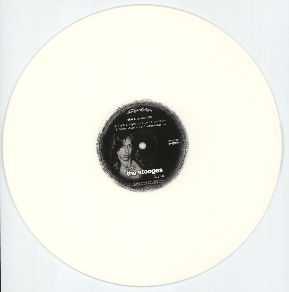 The Stooges Heavy Liquid - White Vinyl UK 2-LP vinyl record set (Double LP Album) TSG2LHE866279