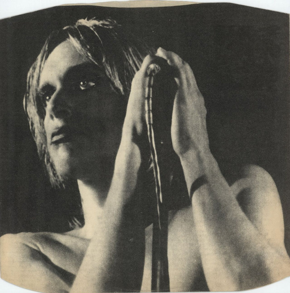 The Stooges Raw Power + Hype Sticker - EX UK vinyl LP album (LP record)