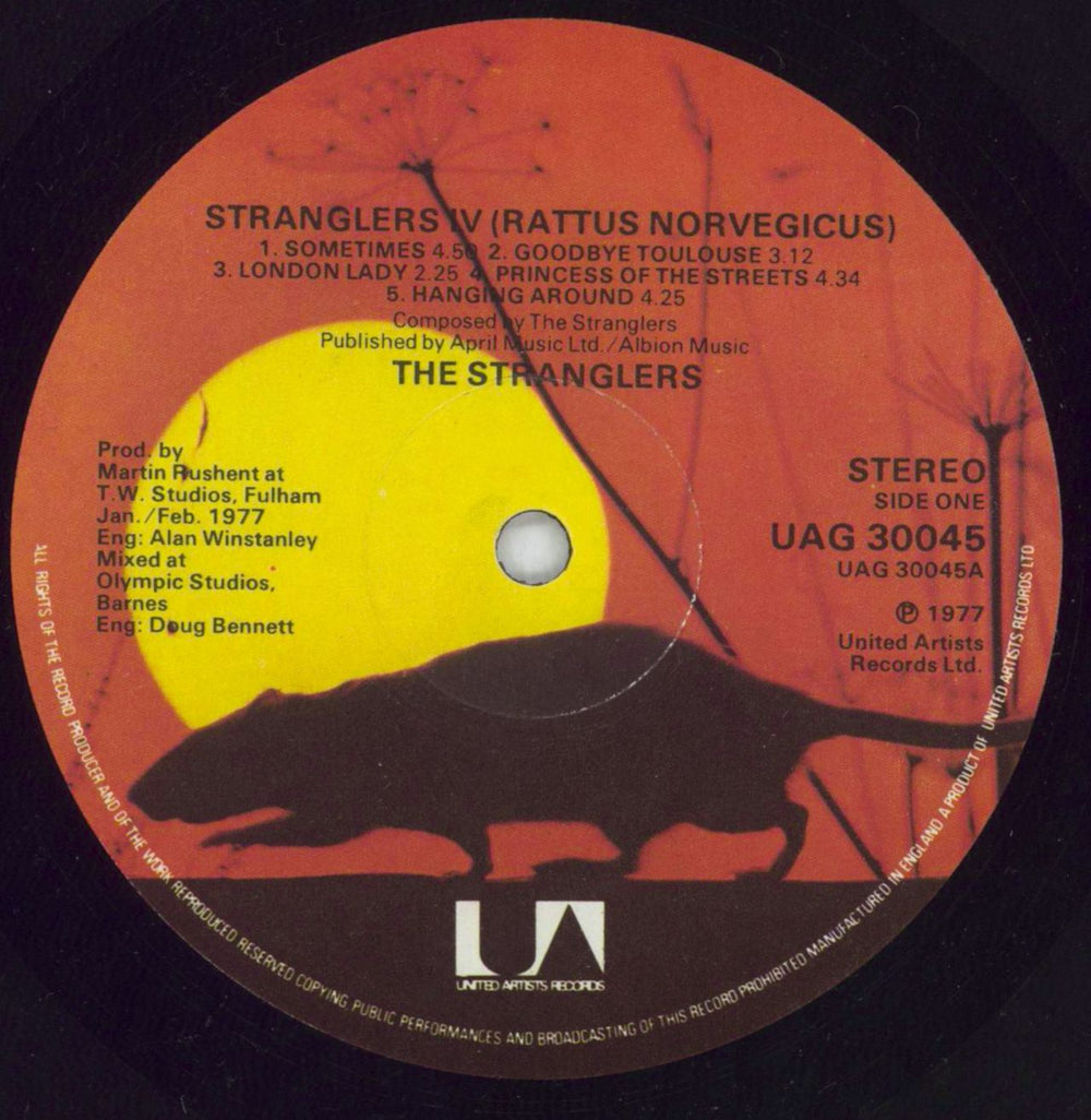 The Stranglers Rattus Norvegicus - EX UK vinyl LP album (LP record) STRLPRA251793