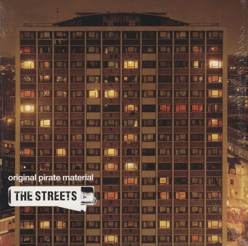 The Streets Original Pirate Material - Burnt Orange Vinyl - Shrink UK 2-LP vinyl record set (Double LP Album) 927435681