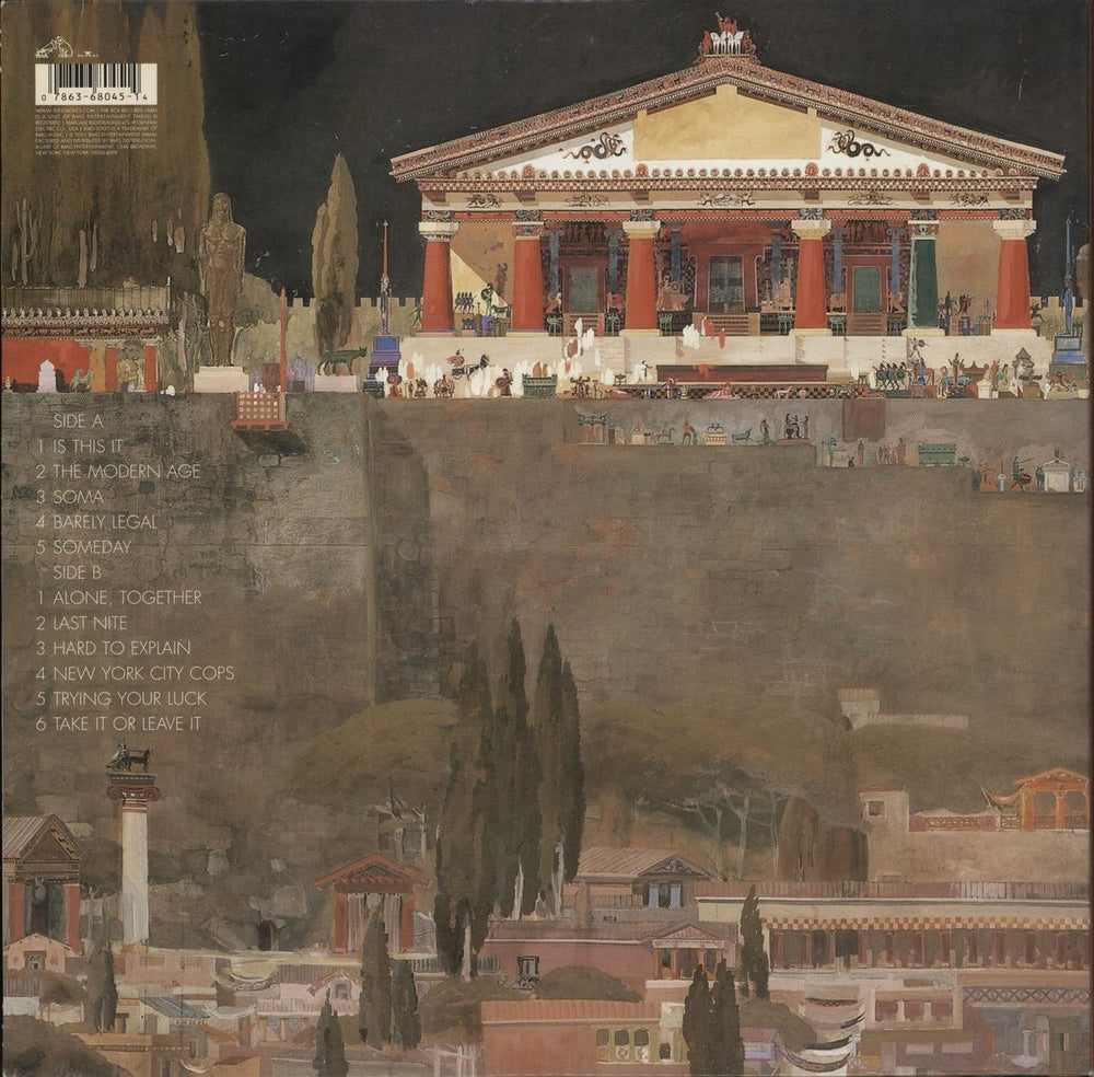 The Strokes Is This It - Alternate Cover Artwork US vinyl LP album (LP record) 078636804514