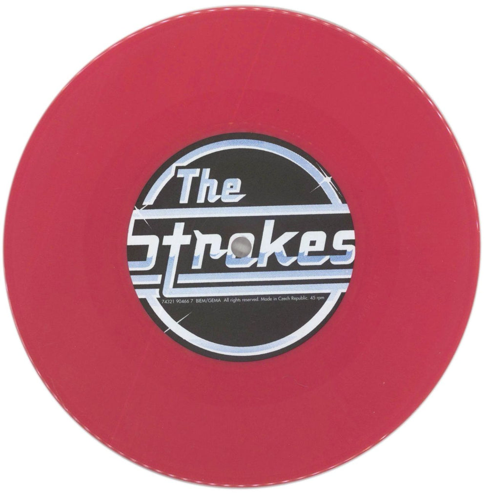 The Strokes Last Nite - Red Vinyl Czech 7" vinyl single (7 inch record / 45) KES07LA214787