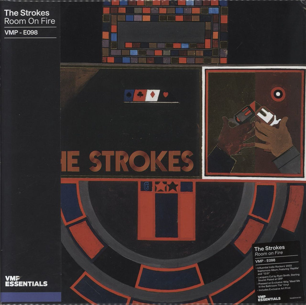 The Strokes Room On Fire - 180gm 'Bathroom Tile' Colour Vinyl US vinyl LP album (LP record) 19439741411