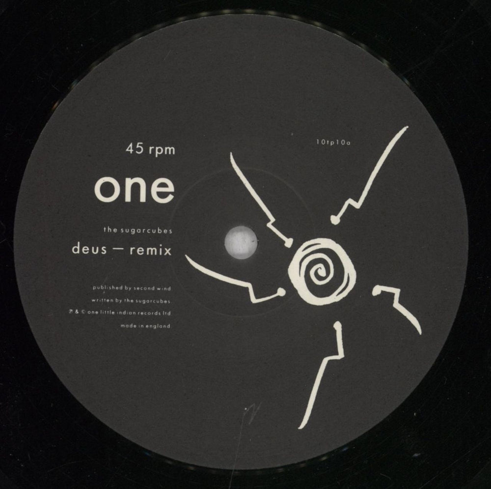 The Sugarcubes Deus UK 10" vinyl single (10 inch record) SUG10DE35444