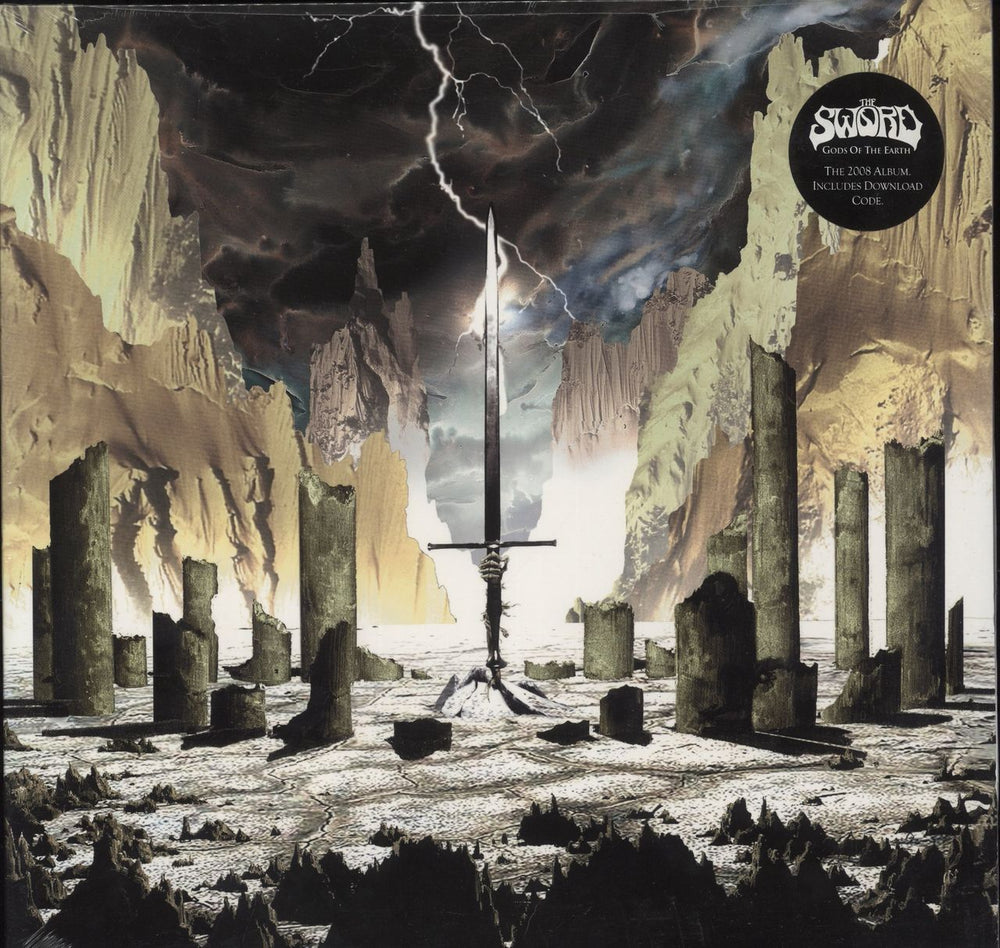 The Sword Gods Of The Earth - Sealed UK vinyl LP album (LP record) KEM072