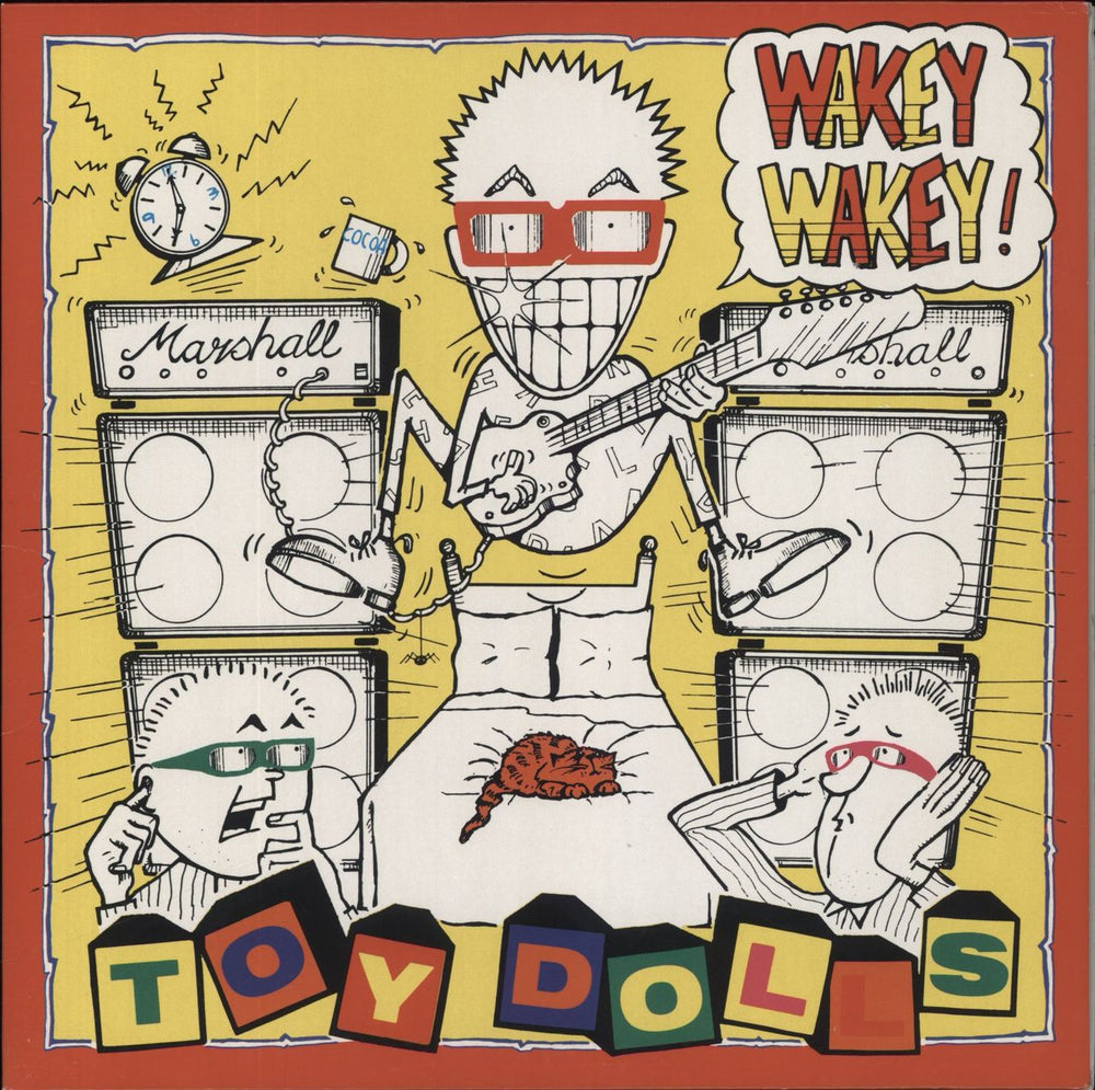 The Toy Dolls (70s) Wakey Wakey! - Orange Vinyl Italian vinyl LP album (LP record) RRS192