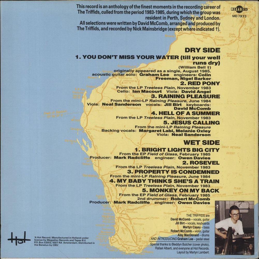 The Triffids (80s) Love In Bright Landscapes Dutch vinyl LP album (LP record)