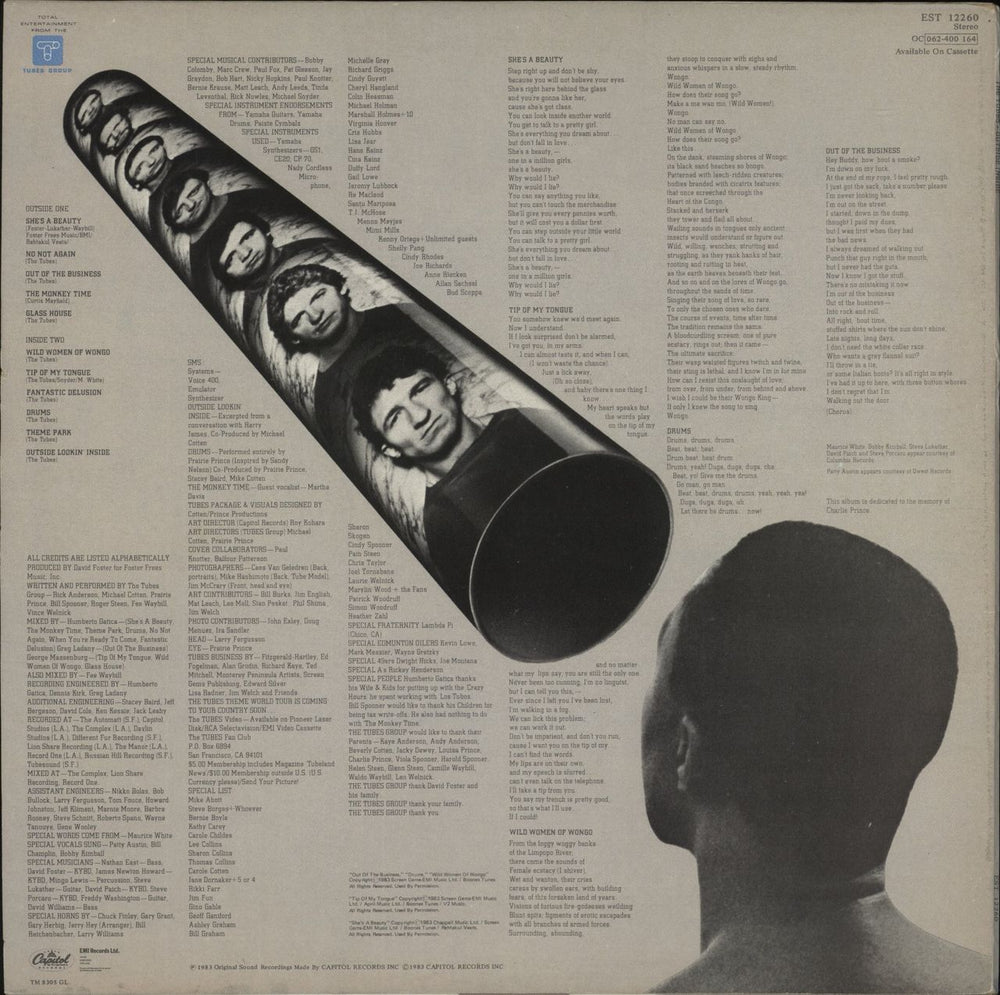 The Tubes Outside Inside UK vinyl LP album (LP record) TBELPOU445027