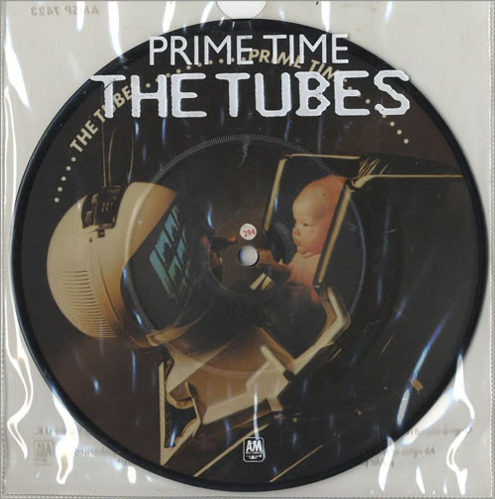 The Tubes Prime Time UK 7" vinyl picture disc (7 inch picture disc single) AMSP7423