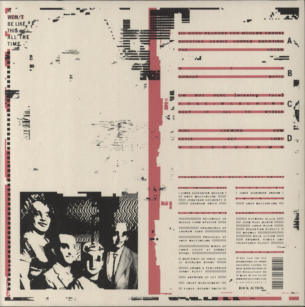 The Twilight Sad It Won/t Be Like This All The Time UK 2-LP vinyl record set (Double LP Album) 5051083138222