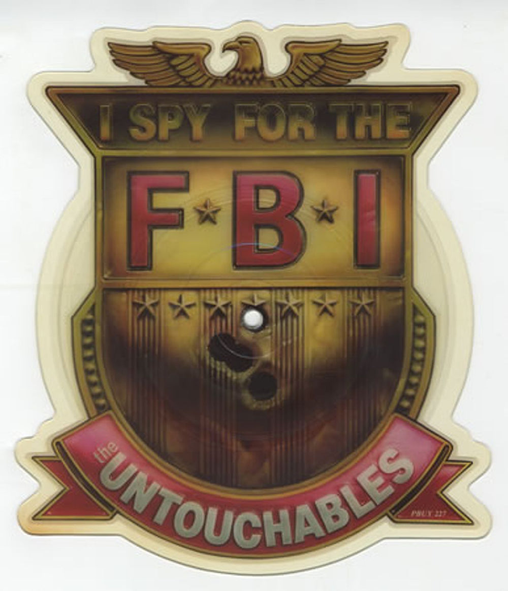 The Untouchables I Spy For The FBI UK shaped picture disc (picture disc vinyl record) PBUY227