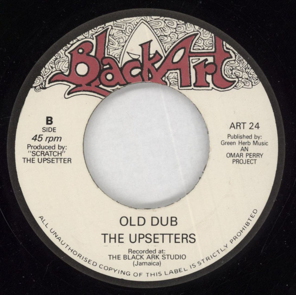 The Upsetters History UK 7" vinyl single (7 inch record / 45)
