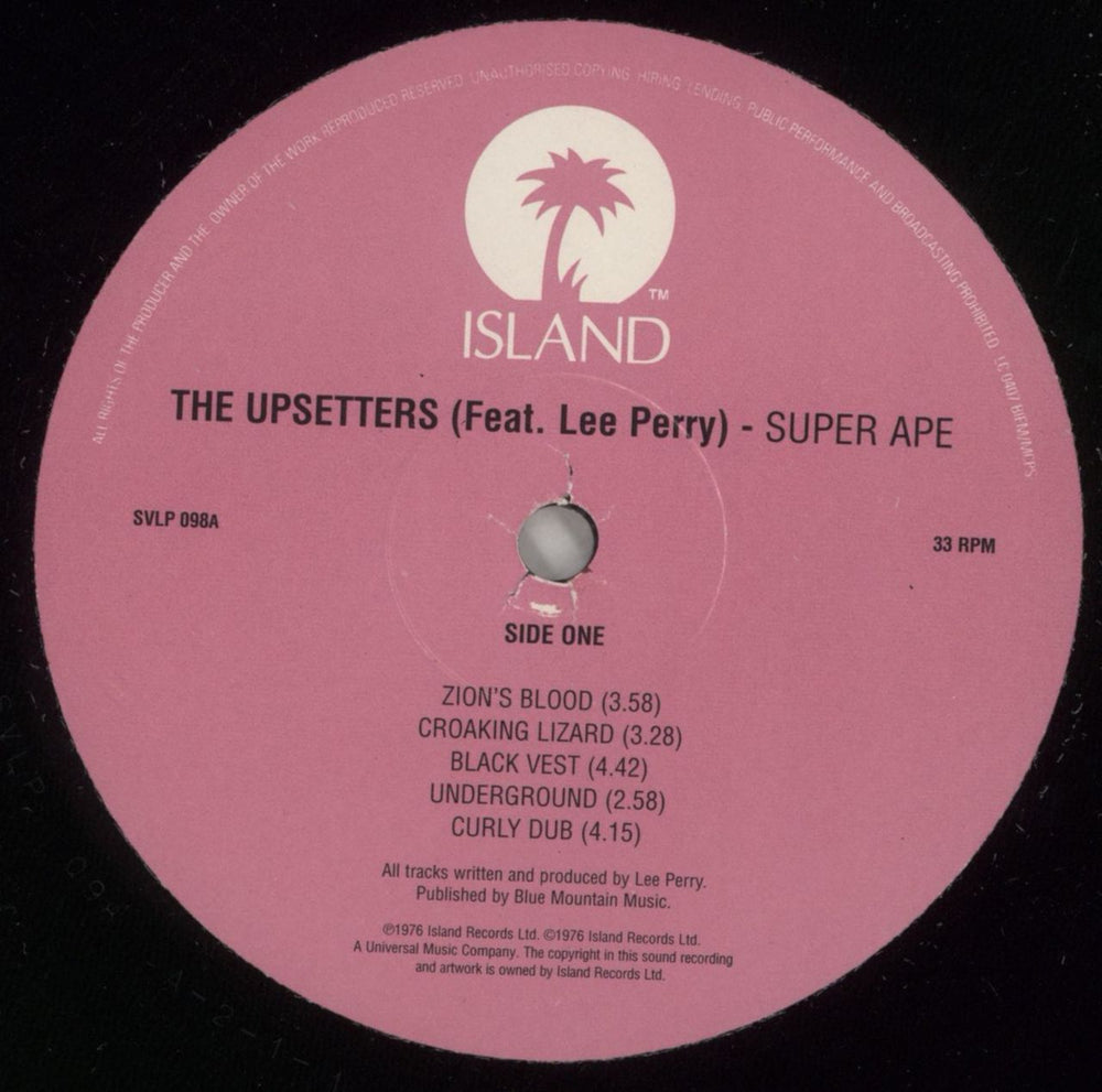 The Upsetters Super Ape - 180gram UK vinyl LP album (LP record) TB8LPSU802756