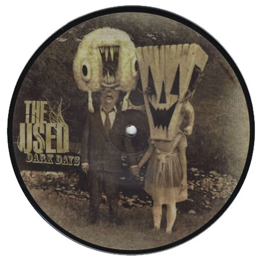 The Used The Bird And The Worm UK 7" vinyl picture disc (7 inch picture disc single) USD7PTH399758