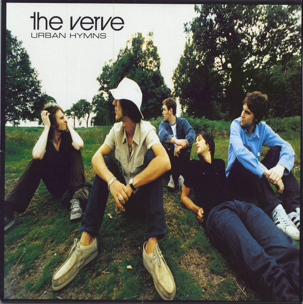 The Verve Urban Hymns - Black Labels UK 2-LP vinyl record set (Double LP Album) HUTLP45