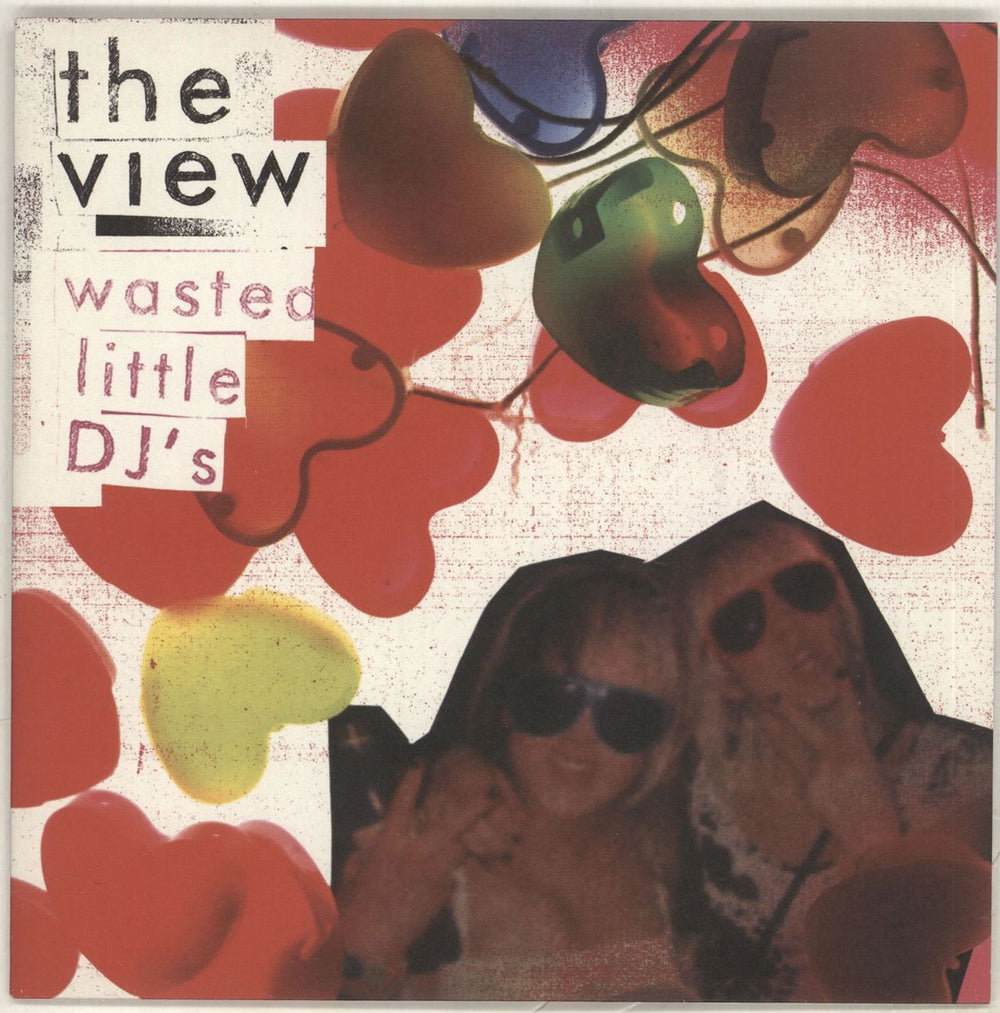 The View Wasted Little DJ's - Pink Vinyl UK 7" vinyl single (7 inch record / 45) OLIVE007