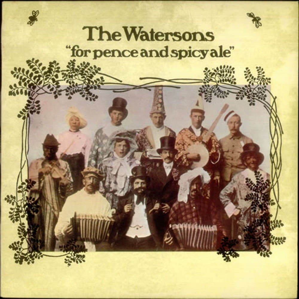 The Watersons For Pence And Spicy Ale UK vinyl LP album (LP record) 12TS265