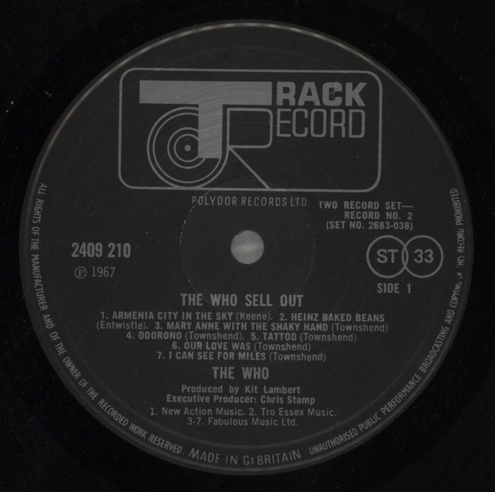 The Who A Quick One / The Who Sell Out UK 2-LP vinyl record set (Double LP Album) WHO2LAQ505237