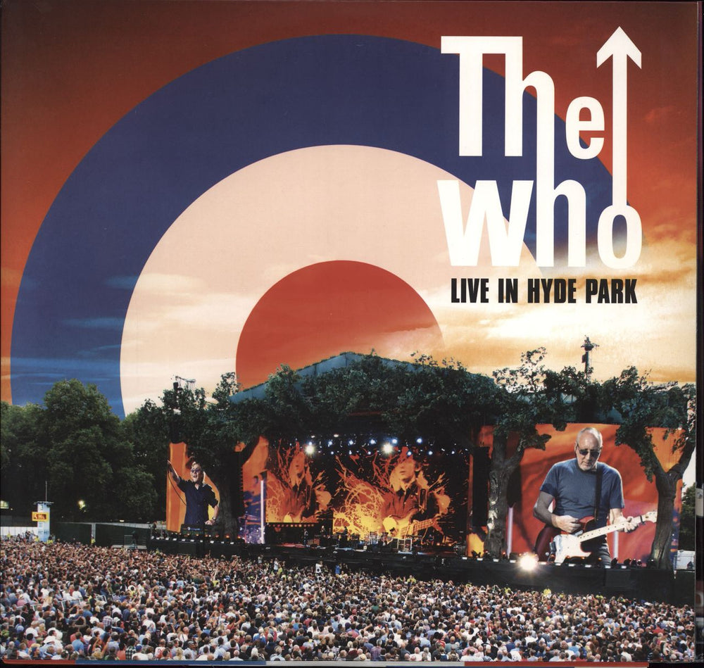 The Who Live In Hyde Park + DVD UK 3-LP vinyl record set (Triple LP Album) ERDVLP088