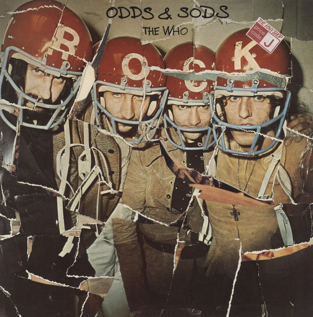 The Who Odds & Sods - 1st + Poster UK vinyl LP album (LP record) 2406116