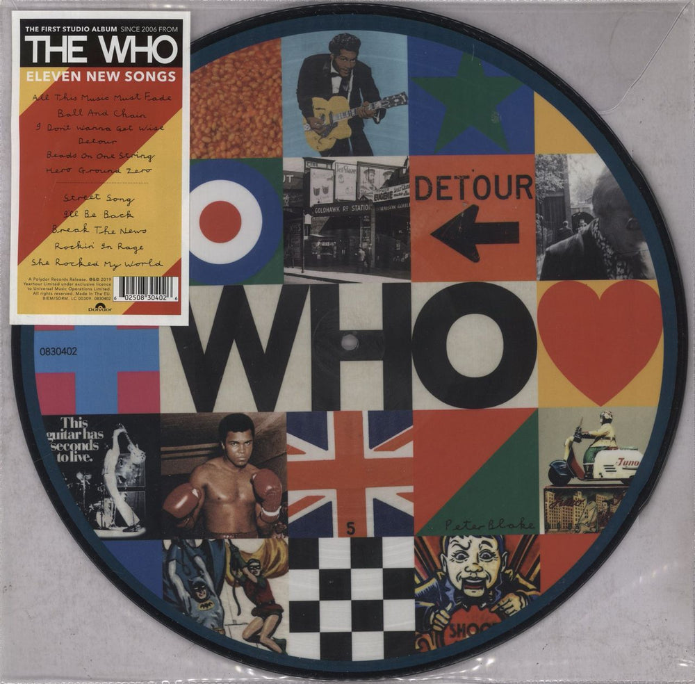 The Who Who UK picture disc LP (vinyl picture disc album) 0830402