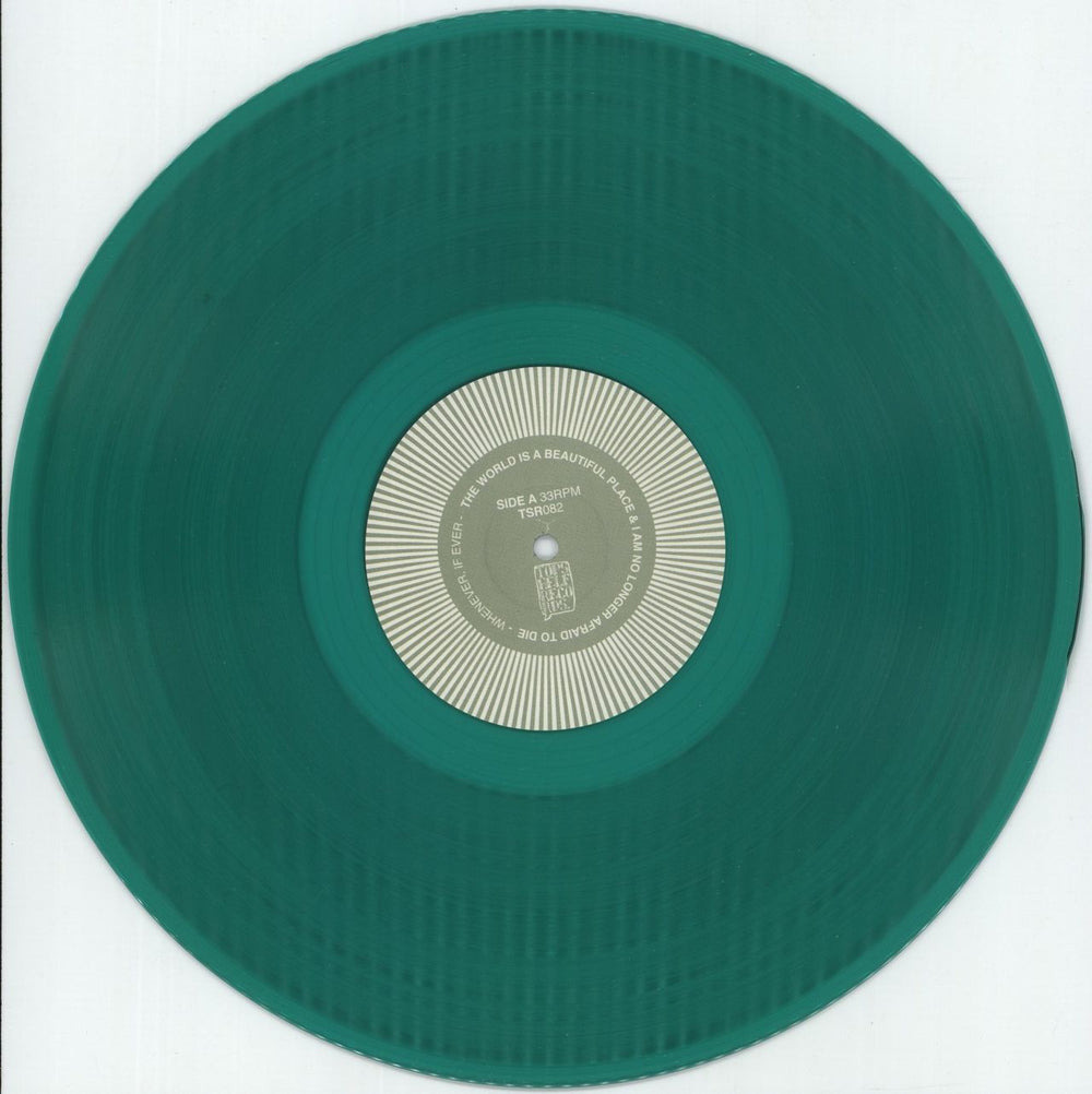 The World Is A Beautiful Place  Whenever, If Ever - Clear Green Vinyl US vinyl LP album (LP record) 5TLLPWH878185