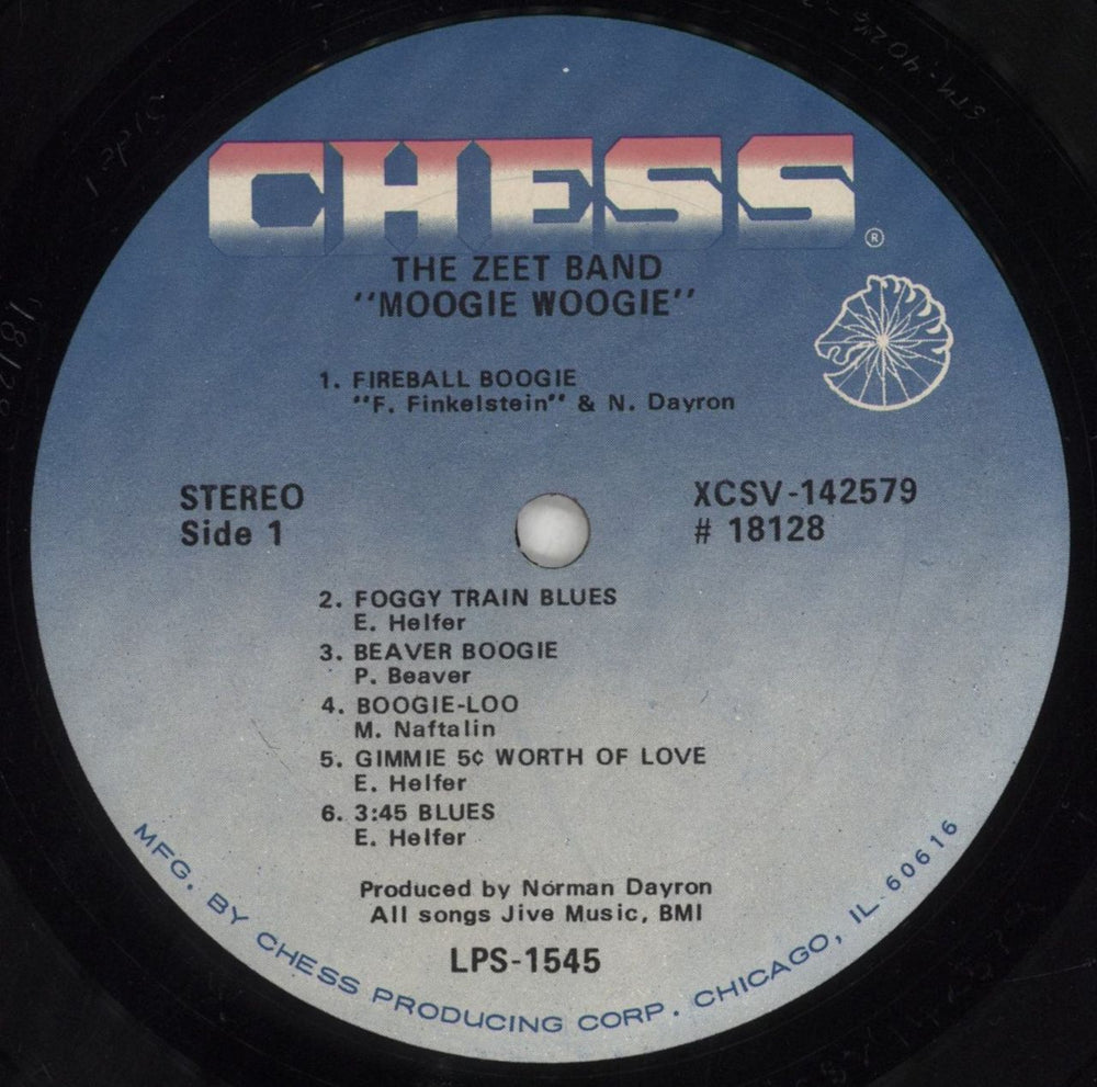 The Zeet Band Moogie Woogie US vinyl LP album (LP record) 8HXLPMO853120