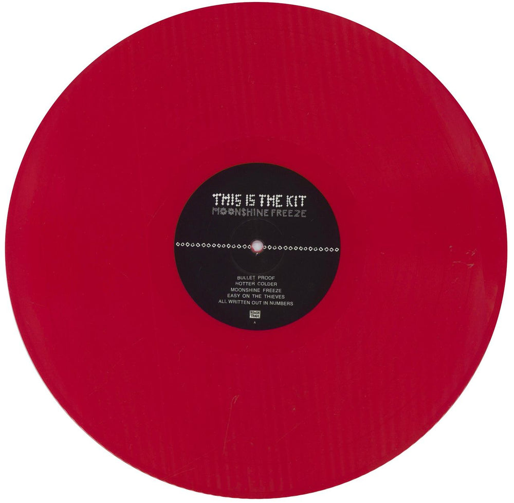 This Is The Kit Moonshine Freeze - Red Vinyl UK vinyl LP album (LP record) 18PLPMO834465