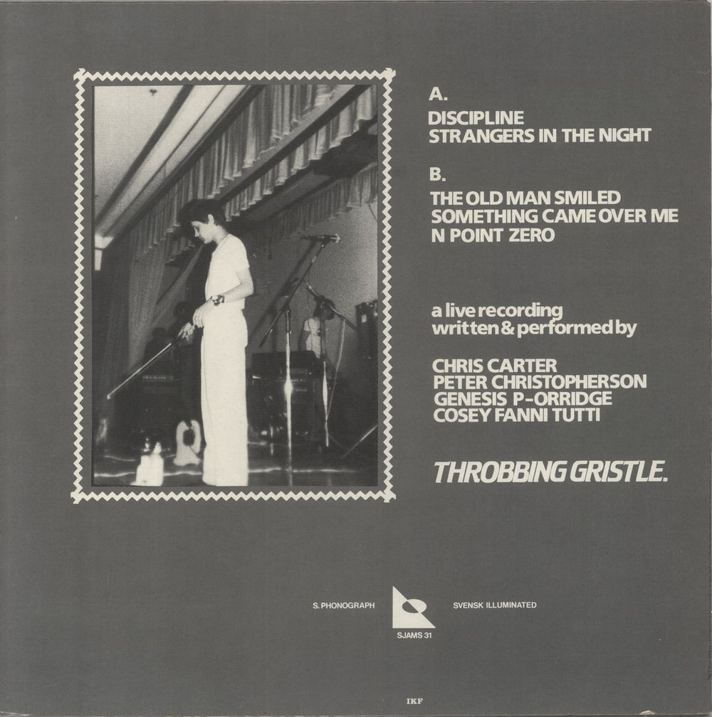 Throbbing Gristle Éditions Frankfurt-Berlin UK vinyl LP album (LP record)