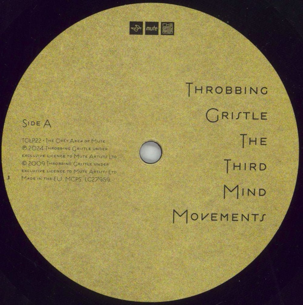 Throbbing Gristle The Third Mind Movements UK 2-LP vinyl record set (Double LP Album) THG2LTH860991