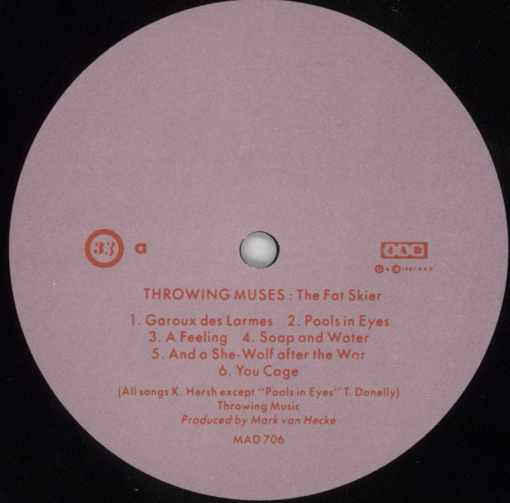 Throwing Muses The Fat Skier - EX UK vinyl LP album (LP record) THRLPTH824316