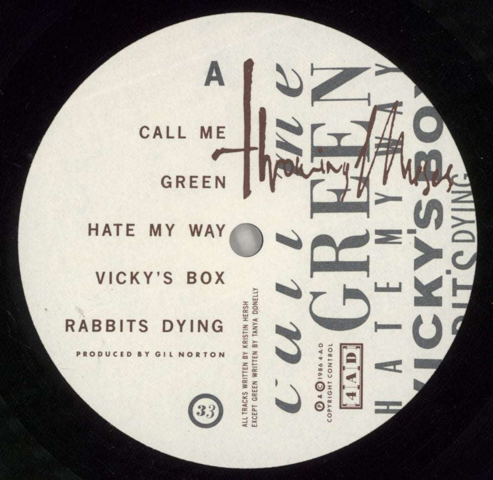 Throwing Muses Throwing Muses - VG UK vinyl LP album (LP record) THRLPTH868866