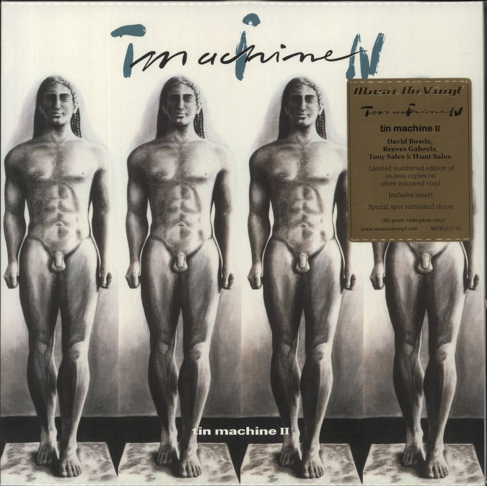 Tin Machine Tin Machine II - Silver Vinyl UK vinyl LP album (LP record) MOVLP2715