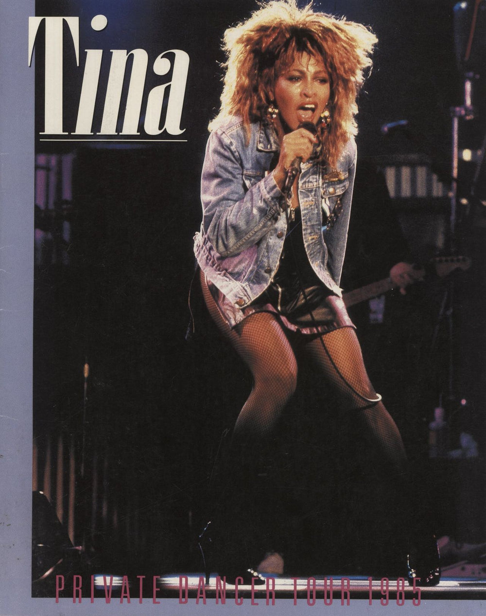 Tina Turner Private Dancer Tour 1985 UK tour programme TOUR PROGRAMME