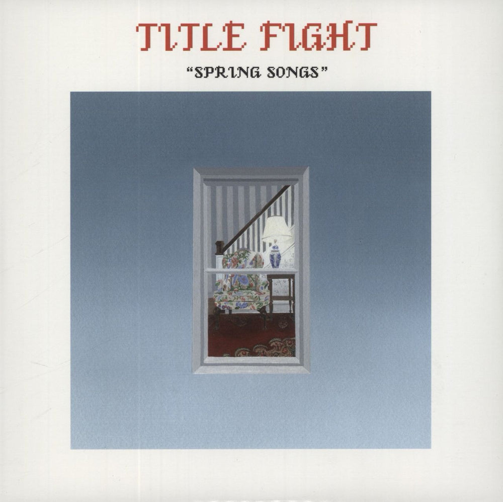 Title Fight Spring Songs - Blue Vinyl US 7" vinyl single (7 inch record / 45) REV154