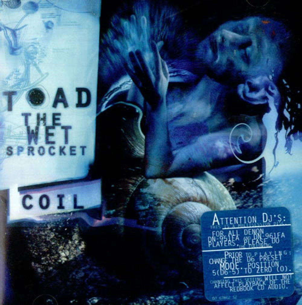 Toad The Wet Sprocket Coil - Promo US Promo CD album (CDLP) CSK00407