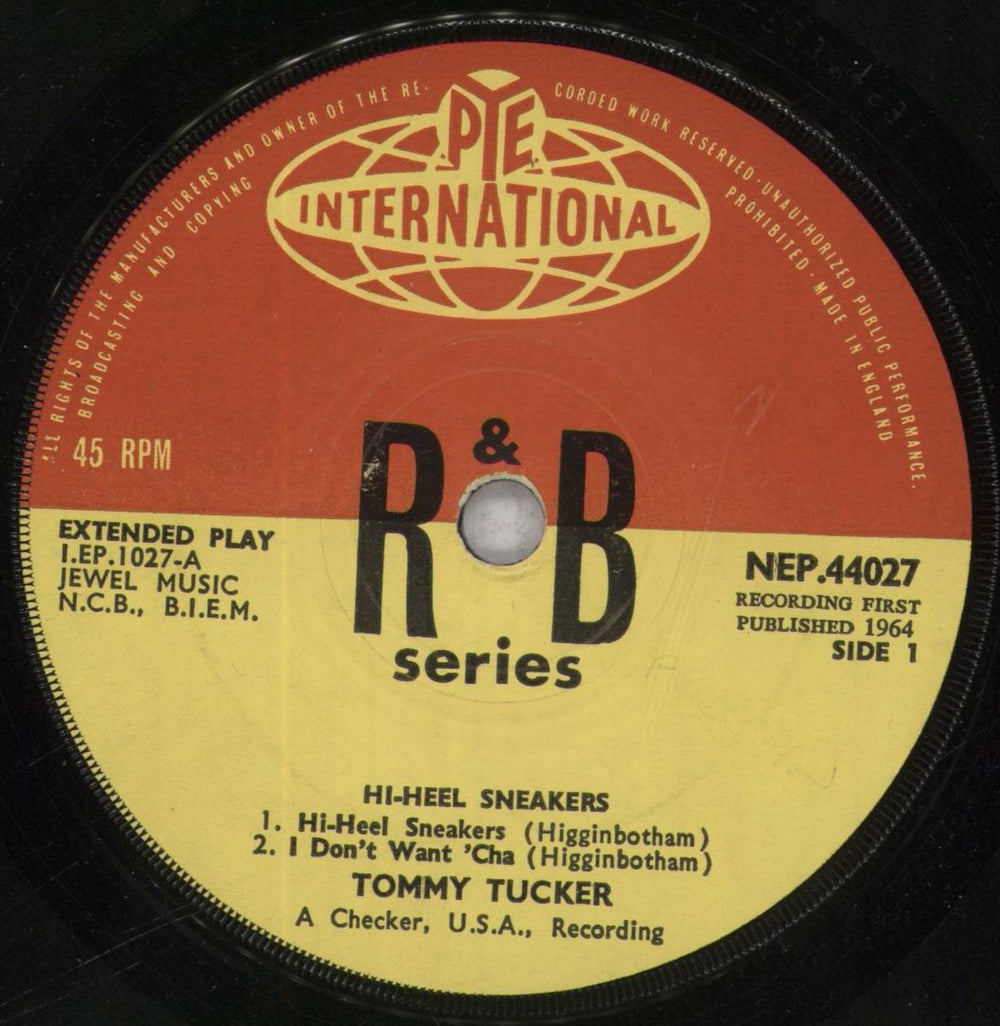 Tommy Tucker Hi-Heel Sneakers EP - VG UK 7" vinyl single (7 inch record / 45) T9T07HI844574