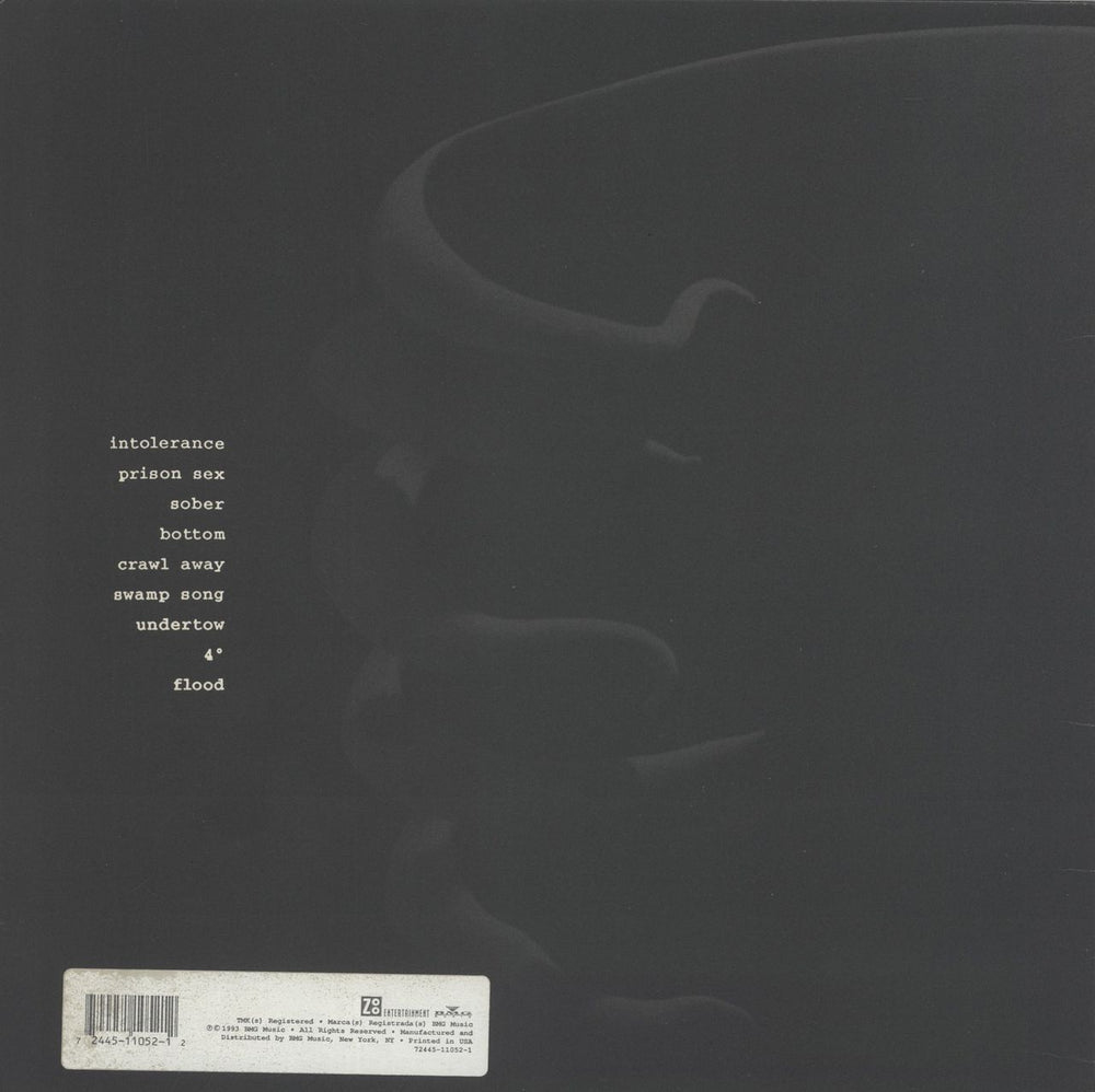 Tool Undertow - Clear Vinyl US vinyl LP album (LP record) 724451105212